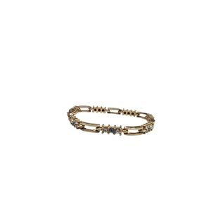 Gold Tone Rhinestone Bracelet